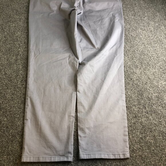 U-510 Under 5 10 Pants Mens 36x28 Gray Chino Flat Front Stretch Comfort Casual - Picture 11 of 12